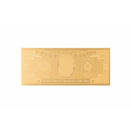 Gold Aurum Santa Claus Banknote, 100 Milligramm - Vorderseite