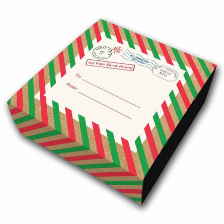 Srebrny Medal Santa & Reindeer (Box & COA), 1 uncja - box 2