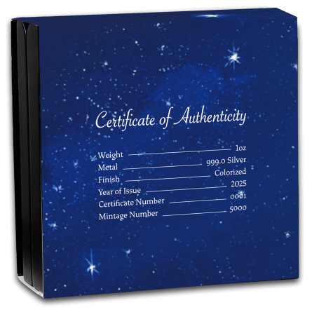 Srebrna Sztabka Christmas Nativity Bar (Gift Box), 1 uncja - box 3