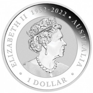 Australian Koala 2015 Silver Coin, 1 oz - reverse side