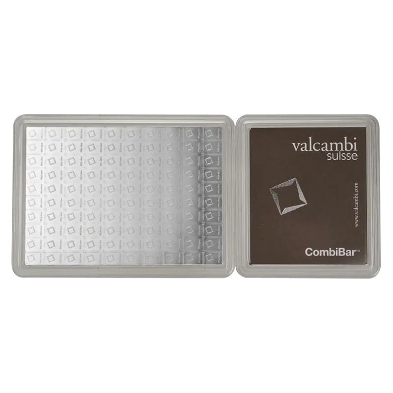 Silver Bar 100 x 1g CombiBar Valcambi 24h