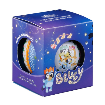 Srebrna Moneta RAM Bluey Christmas 2025, 11,66 grama - box 2