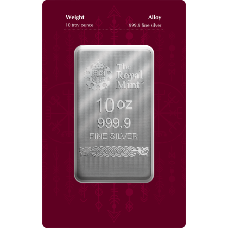 Srebrna Sztabka Norse Gods - Loki, 1 uncja - front