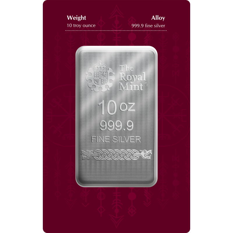 Norse Gods Silver Bar - Loki, 1 oz - back