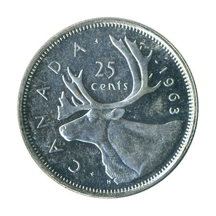 Srebrna Moneta Kanada 50 Centów, 5,83 grama - rewers 1