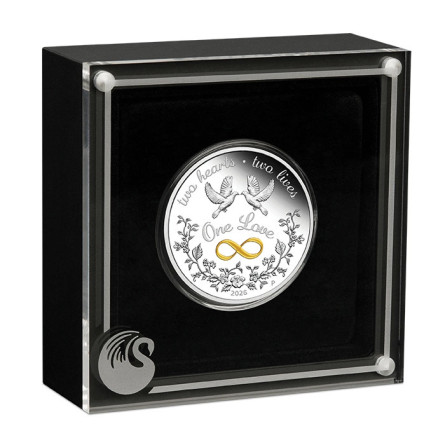 Silver One Love 2026 Proof Coin, 1 oz