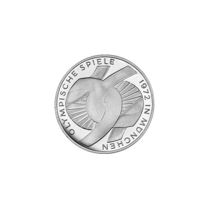 Silbermünze Deutschland, 10 Mark 1951-1974, 15,5 Gramm – Rückseite 2