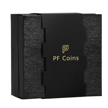 Srebrna Moneta Eagle Warrior, 2 uncje - box