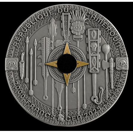 Srebrna Moneta Eagle Warrior, 2 uncje - rewers