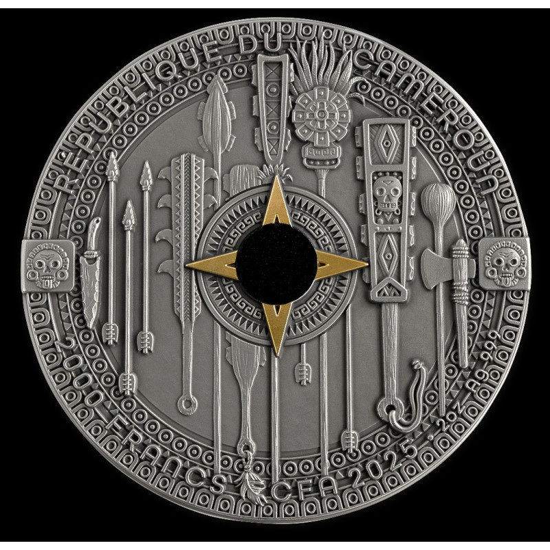 Srebrna Moneta Eagle Warrior, 2 uncje - awers