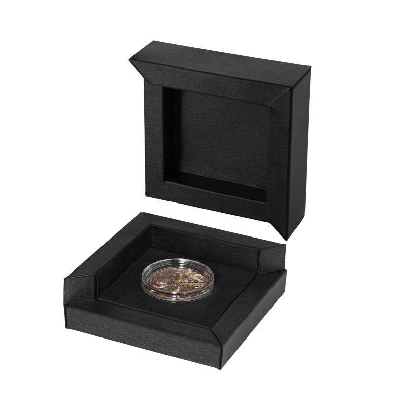 Srebrna Moneta Eagle Warrior, 2 uncje - box 2