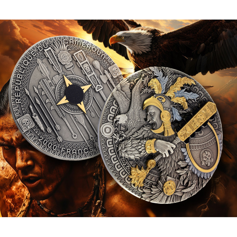 Srebrna Moneta Eagle Warrior, 2 uncje - photo