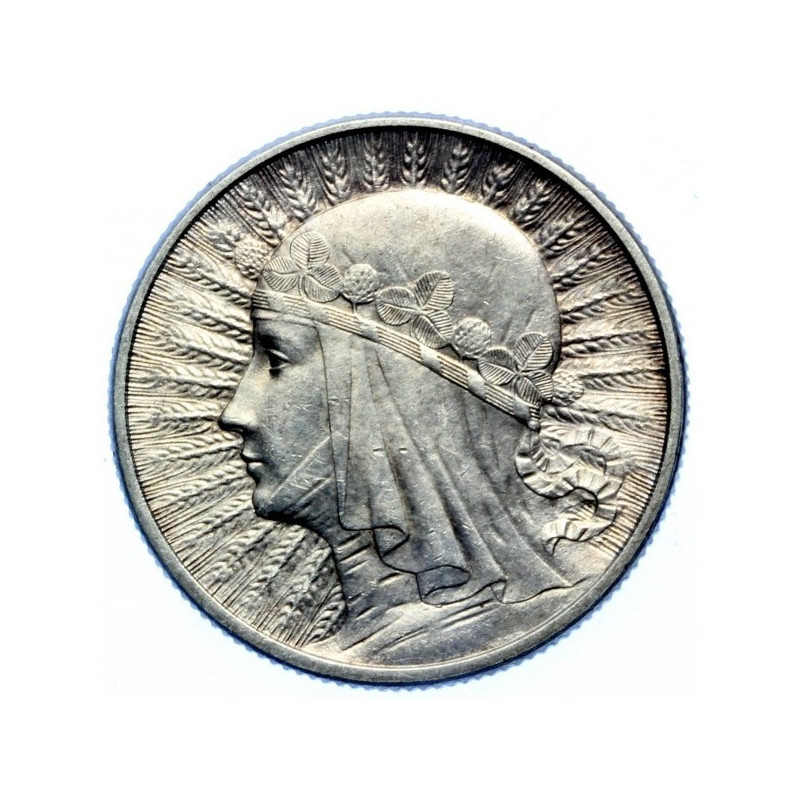 Silbermünze 2zł Frauenkopf 1932-1934, 4,4 Gramm - Rückseite