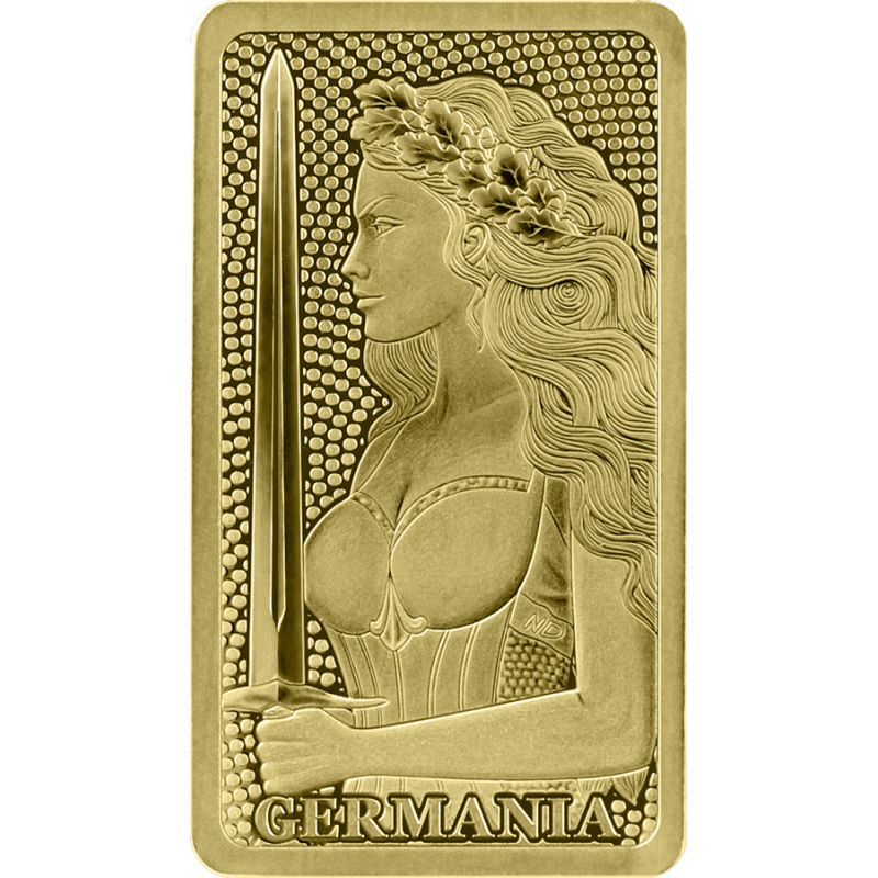 Germania Mint Gold Bar, 1/100 oz. Germania Mint Gold Bar, 1/100 oz.
