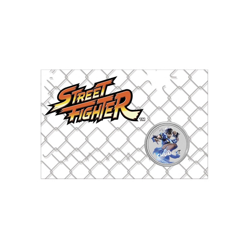 Срібна монета Street Fighter: Чун-Лі 2022, 1 унція (койнкард) Срібна монета Street Fighter: Чун-Лі 2022, 1 унція (койнкард)