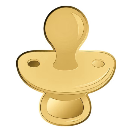 Złota Moneta Czad, Smoczek, 1/1000 uncji - rewers