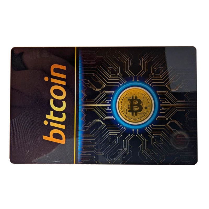 Goldmünze Liberia, Bitcoin, 1/1000 oz (Karte)
