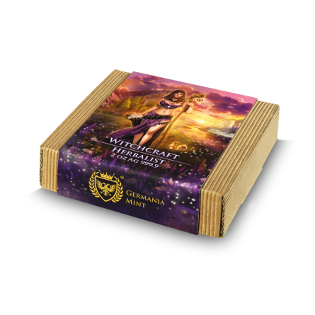 Srebrna Moneta Witchcraft: Herbalist 2025 UHR, 2 uncje - box 3 Srebrna Moneta Witchcraft: Herbalist 2025 UHR, 2 uncje - box 3
