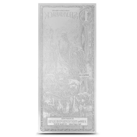 Srebrny Banknot Silverback Olympus: Hades, 1/1000 uncji - front