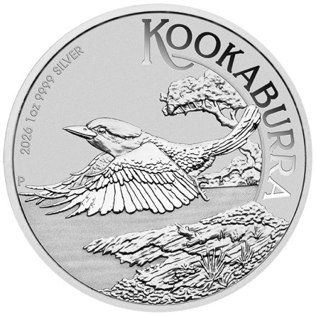 2026 Australian Kookaburra Silver Coin, 1 oz - rev