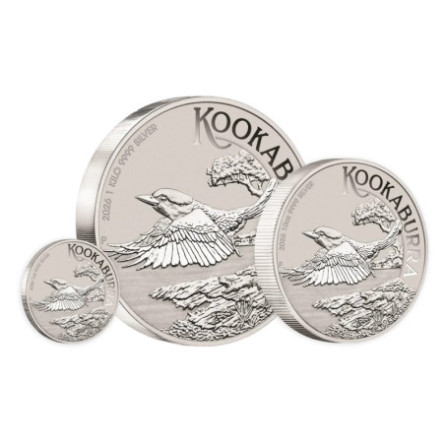 Srebrna Moneta Australijska Kookaburra 2026, 1 uncja