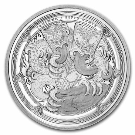 Srebrna Moneta Dwelling Taniwha: Cave 2024, 1 uncja - rewers