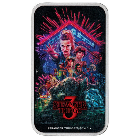 Stranger Things Coin – Season 3 2026 Proof, 1 oz – reverse side
