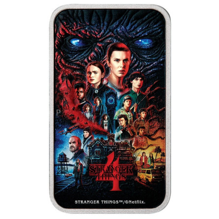 Stranger Things Coin – Season 4 2026 Proof, 1 ounce – reverse side
