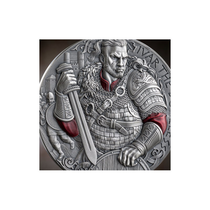 The Way to Valhalla: Ivar the Boneless 2026 Silver Coin, 2 oz - retail