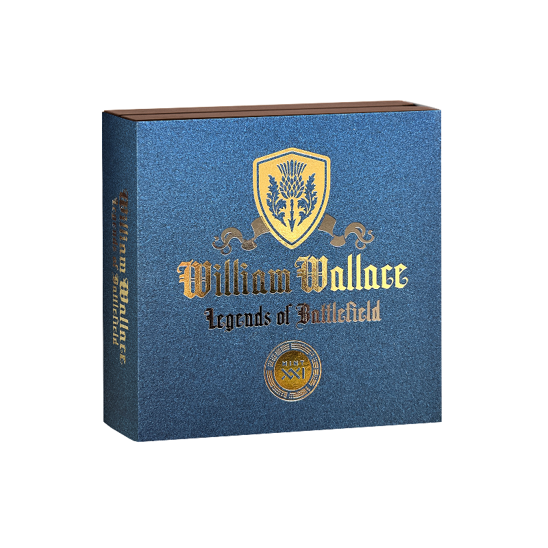 Srebrna Moneta Legends of Battlefield: William Wallace 2026, 2 uncje - box 2