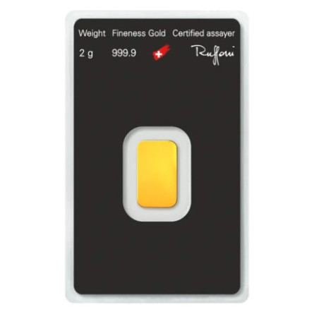 Złota Sztabka Inwestycyjna Argor-Heraeus 2g