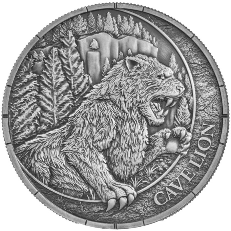 Srebrna Moneta Germania Mint Megafauna: Cave Lion 2026 Oblivion, 1 uncja - rewers 2 Srebrna Moneta Germania Mint Megafauna: Cave Lion 2026 Oblivion, 1 uncja - rewers 2