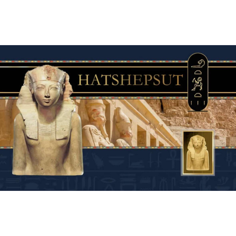 Złota Sztabka Hatszepsut Karta 1/1000 uncji front