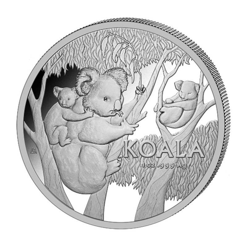 2026 RAM Koala Silver Coin, 1 oz front 2026 RAM Koala Silver Coin, 1 oz front