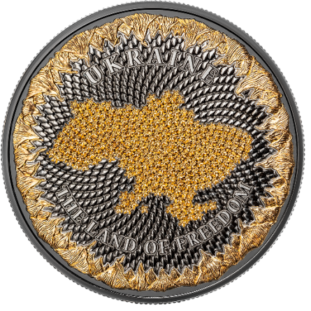 Srebrna Moneta United Crypto States: The Land of Freedom - Ukraine, 2026, 1 uncja - rewers