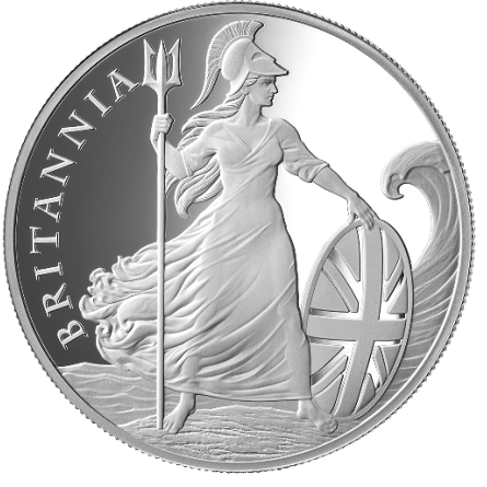 Srebrna Moneta United Crypto States: Britannia 2026. 1 uncja - rewers