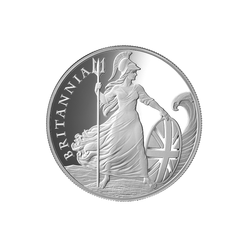 Срібна монета United Crypto States: Britannia 2026. 1 унція - реверс Срібна монета United Crypto States: Britannia 2026. 1 унція - реверс