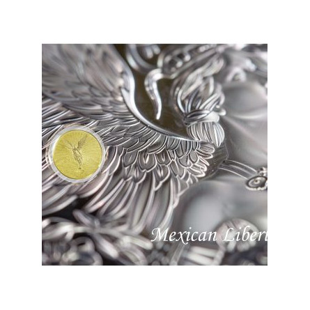 Złota moneta Niue Libertad 2026 1/1000 uncji karta front