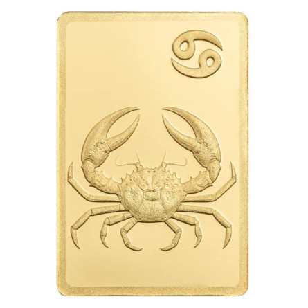 Goldbarren PAMP Zodiacs: Krebs 0,5 Gramm - 3