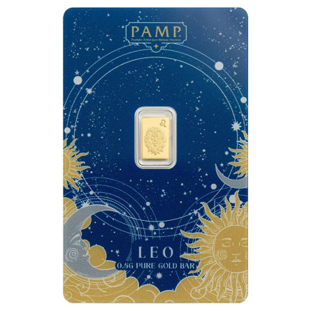 Złota Sztabka PAMP Zodiacs: Leo 0,5 grama 1