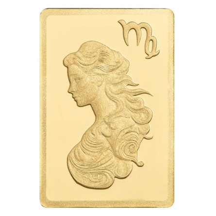 PAMP Zodiacs Gold Bar: Virgo 0.5 gram 3 PAMP Zodiacs Gold Bar: Virgo 0.5 gram 3