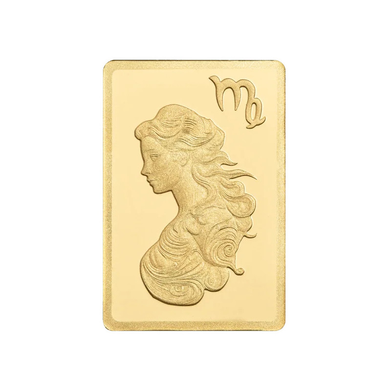 PAMP Zodiacs Gold Bar: Virgo 0.5 gram 3 PAMP Zodiacs Gold Bar: Virgo 0.5 gram 3