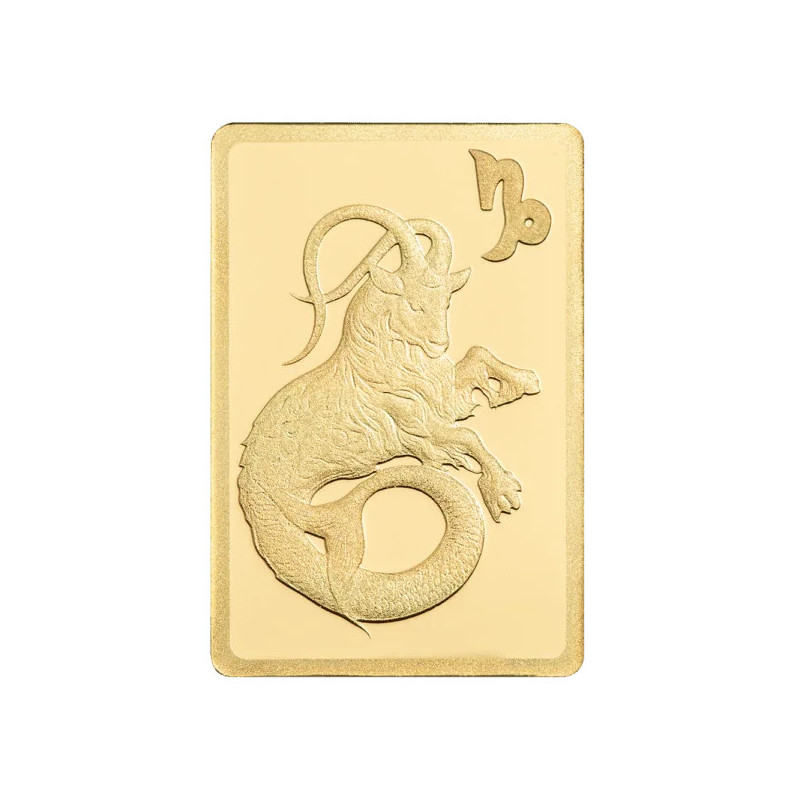 PAMP Zodiacs Gold Bar: Capricorn 0.5 gram - 3