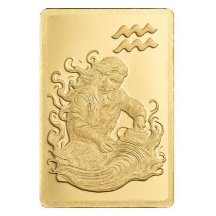 Goldbarren PAMP Zodiacs: Wassermann 0,5 Gramm 3 Goldbarren PAMP Zodiacs: Wassermann 0,5 Gramm 3