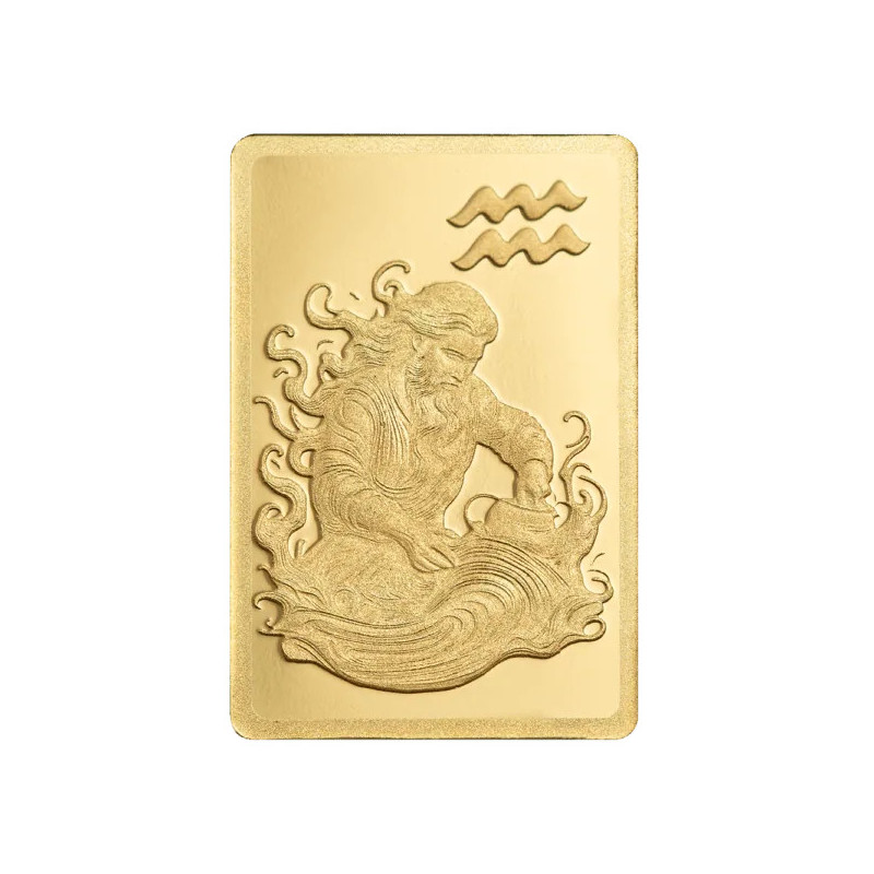 Goldbarren PAMP Zodiacs: Wassermann 0,5 Gramm 3 Goldbarren PAMP Zodiacs: Wassermann 0,5 Gramm 3