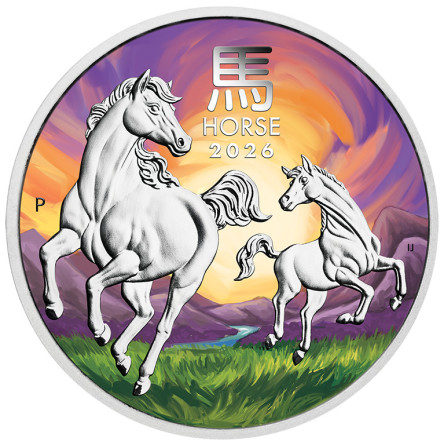 Silver Coin Lunar III Year of the Horse 2026 ANDA, 1 ounce