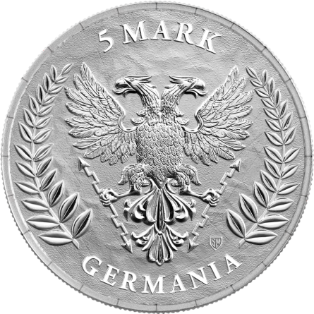 Srebrna Moneta Germania 2025, 1 uncja - rewers