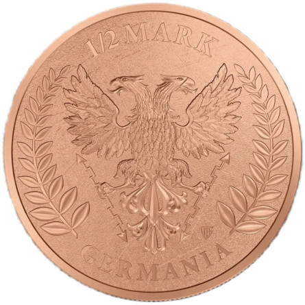 Miedziany  Medal Germania 2026, 1 uncja - rewers