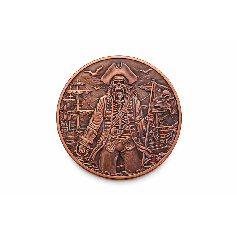Мідна медаль Captain Blackheart front