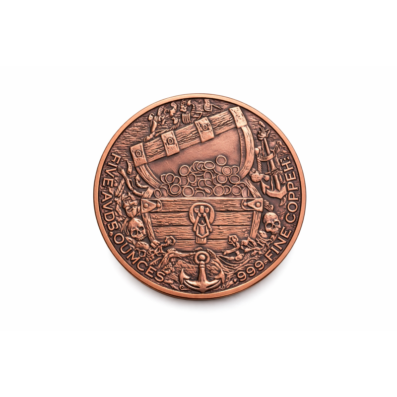 Kupfermedaille Captain Blackheart zurück
